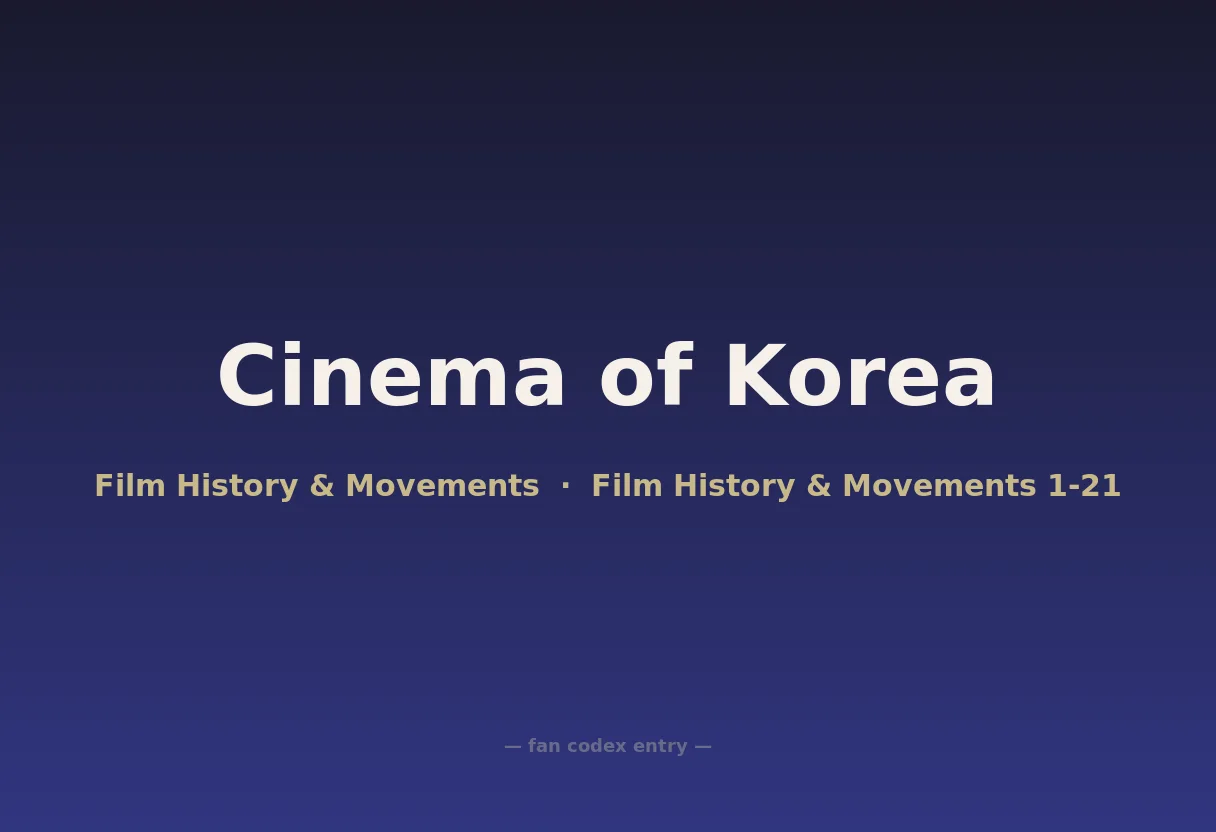 Cinema of Korea
